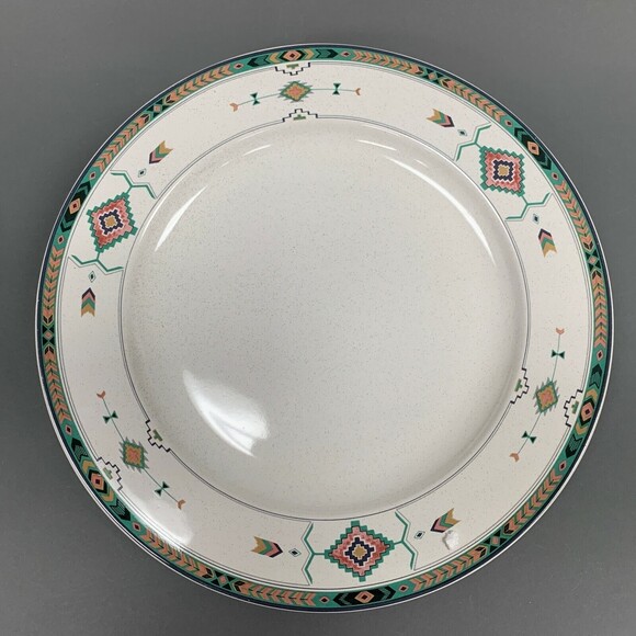 Studio Nova Adirondack by Mikasa Aztec Design Y2201 12" Chop Serving Plate - Picture 1 of 4